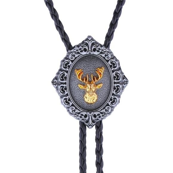 Western Bolo Tie for Men 06 - Picture 4 of 7